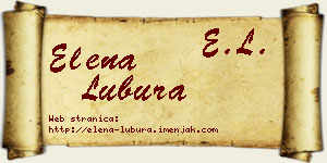 Elena Lubura vizit kartica